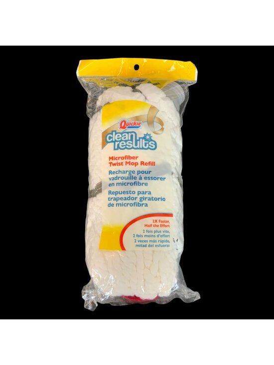 Quickie Other - Quickie Clean Results Microfiber Twist Mop Refill White Yarn NEW